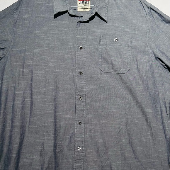 Wrangler Jeans Co. Shirt 3XL 100% Cotton Long Sleeve Light Gray Super Clean! - Picture 2 of 7